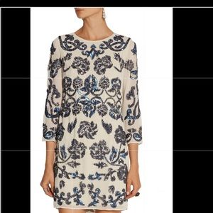 NEEDLE THREAD sequin-embellished crepe mini dress